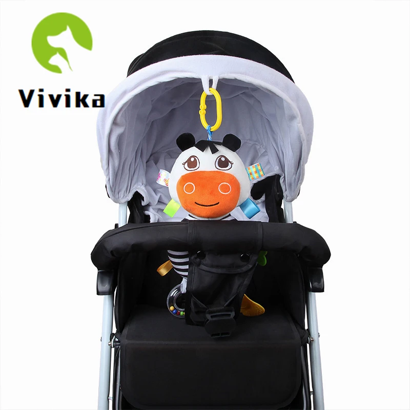 Креативная детская игрушка милая мягкая функциональная головоломка Детская Подвеска Плюшевая Кукла Детская Автомобильная подвесная кровать игрушки с прорезывателем