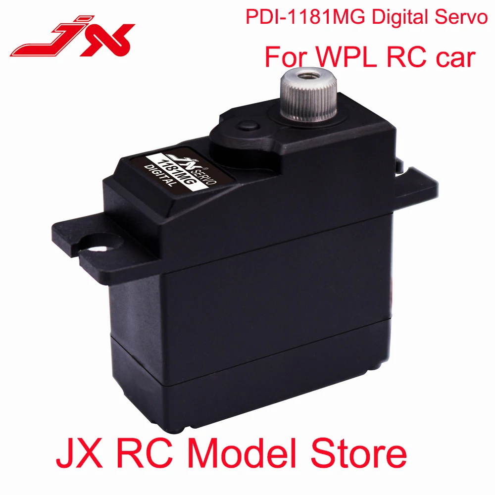 

Wholesale PDI-1181MG JX servo 17g 3.5KG digital Core servo Metal Gear for 1/16 WPL RC Car B16 B24 B36 C14 C24 Glider Plane