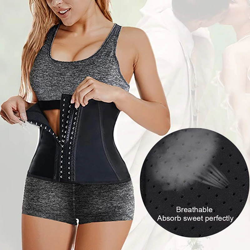 Women's-Latex-Sport-Girdle-Waist-Training-Corset-Waist-Body-Shaper