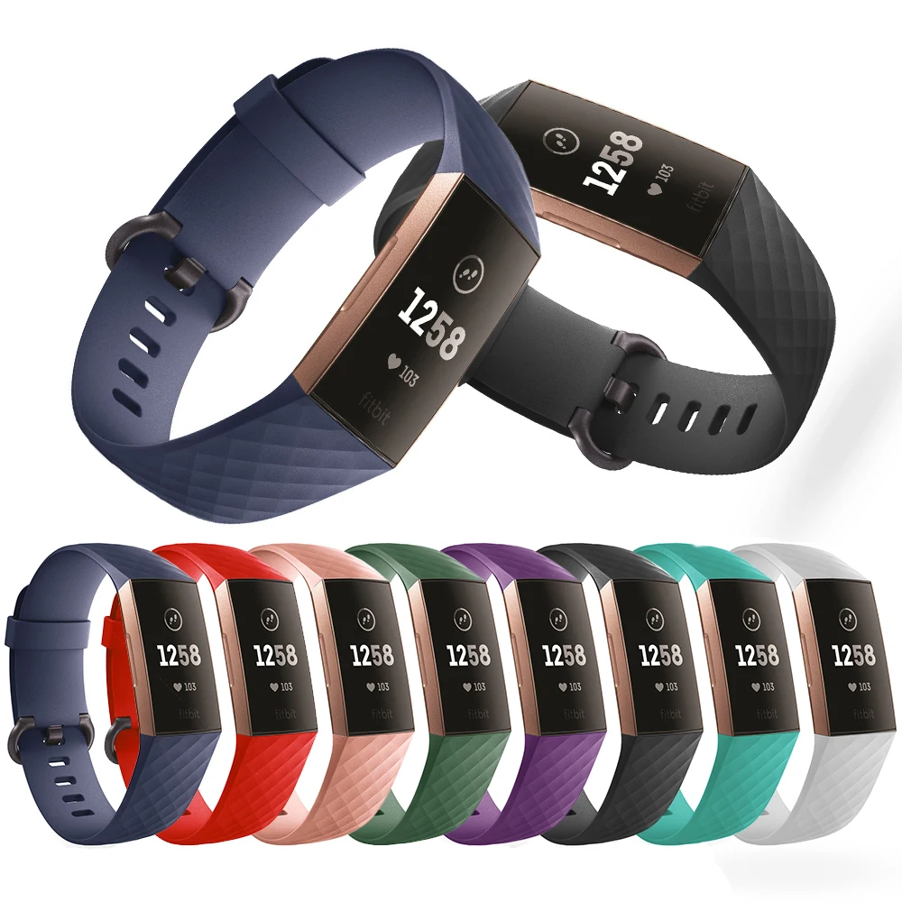 Силиконовый сменный ремешок для Fitbit Charge 3 спортивный браслет смарт-часов |