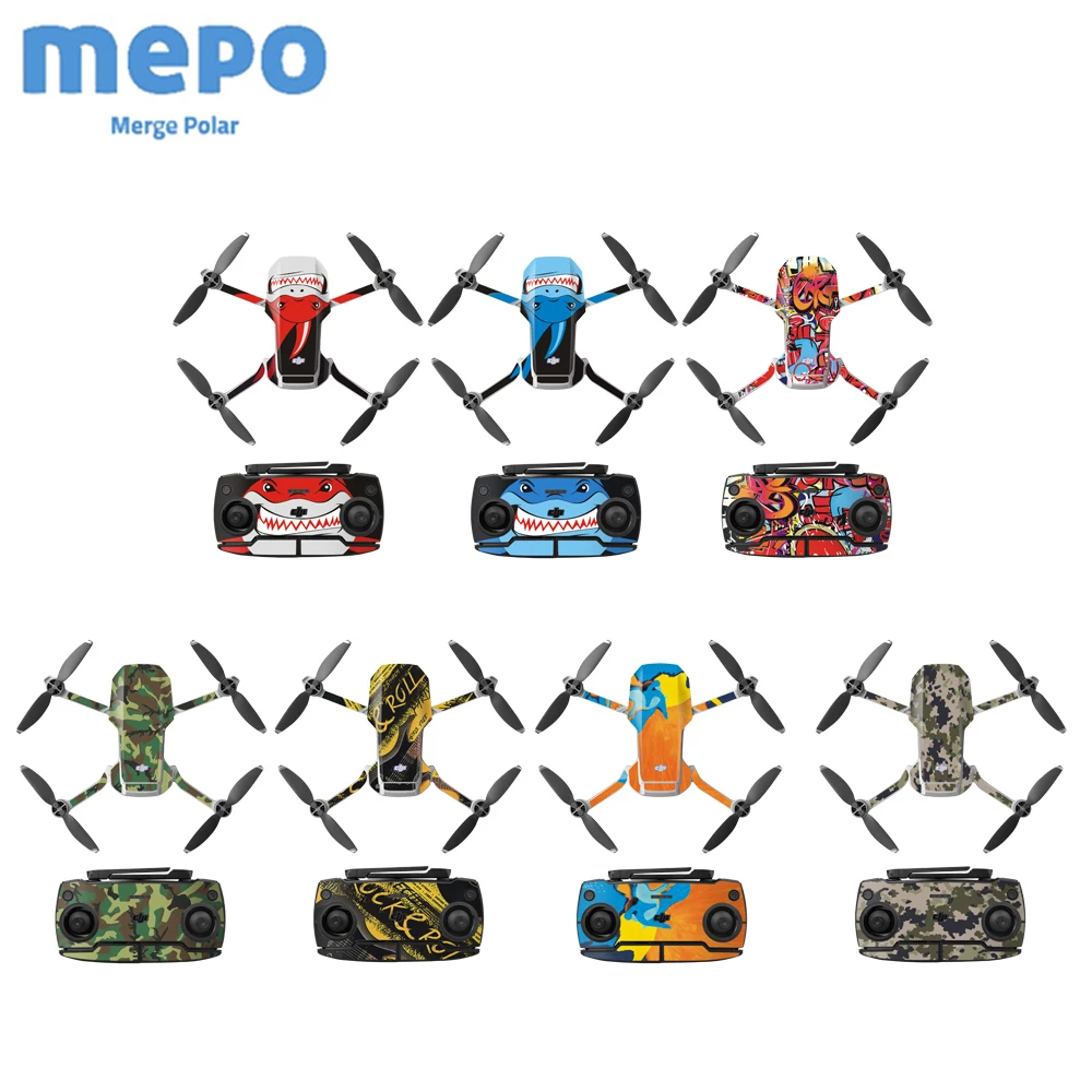 Hot Sale UCG Mavic Mini Protective Film PVC Stickers Waterproof Scratch-proof Decals for DJI Mavic Mini Drone Full Arounded Skin Accessories 