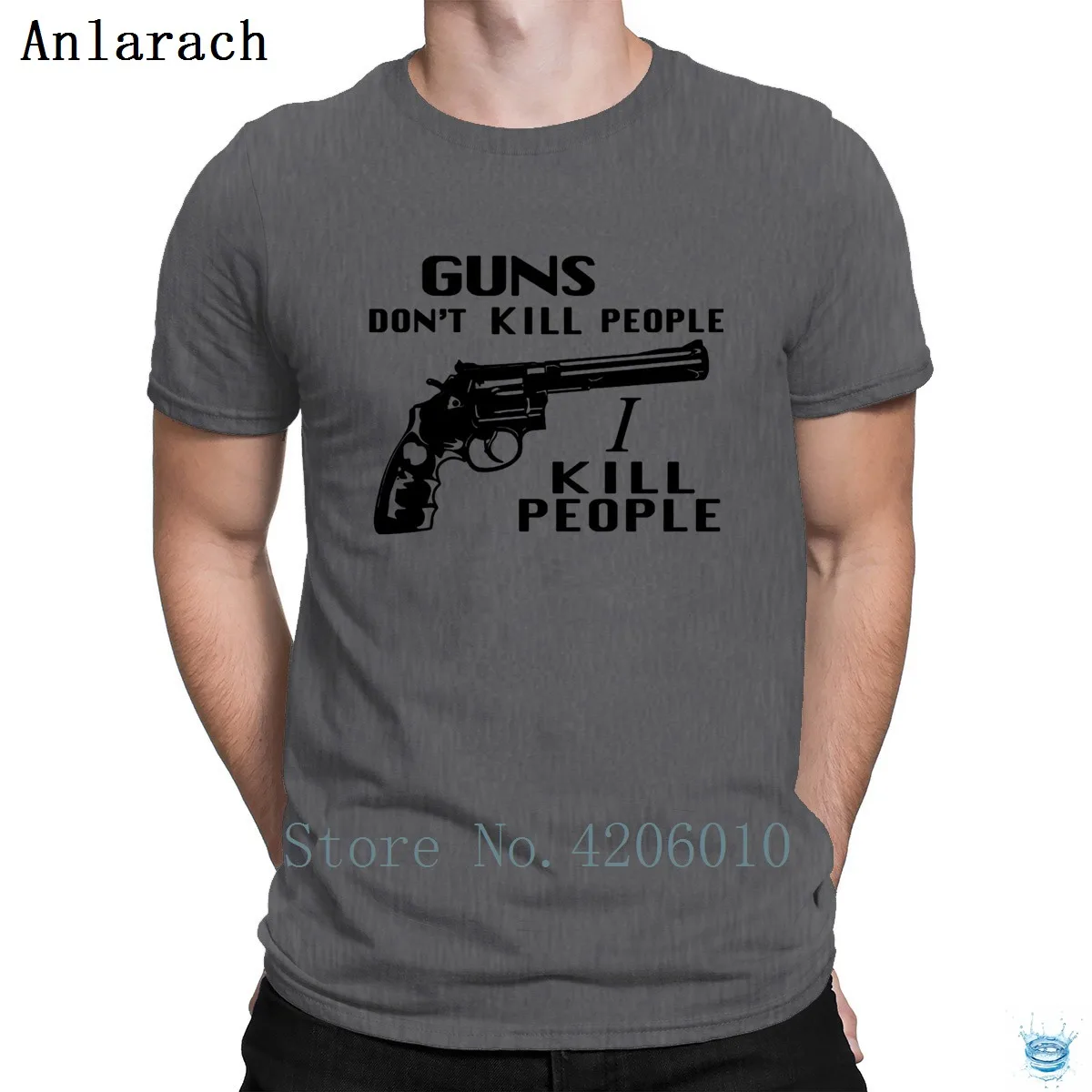 Guns Don't Kill But I Kill футболки для людей трикотажные последние Большие размеры Мужская футболка весна осень фитнес одежда милый тренд