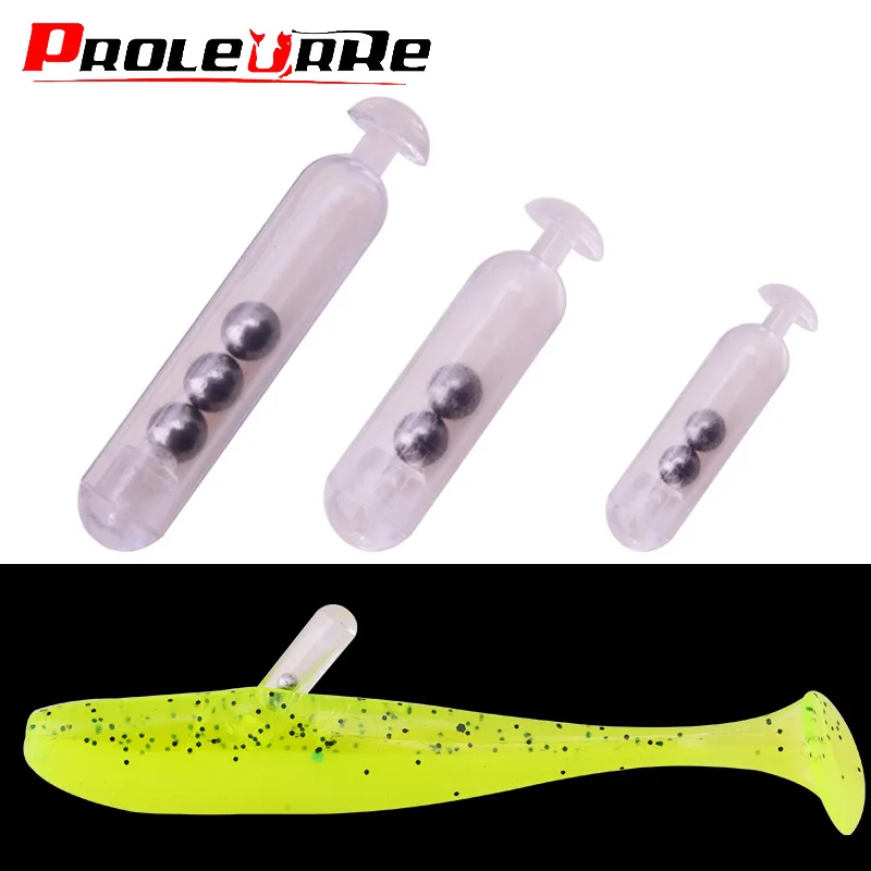 20pcs/lot New Jig Fishing Soft Lure Glass Rattles Insert Tube Rattles Shake Attract Fly Tie
