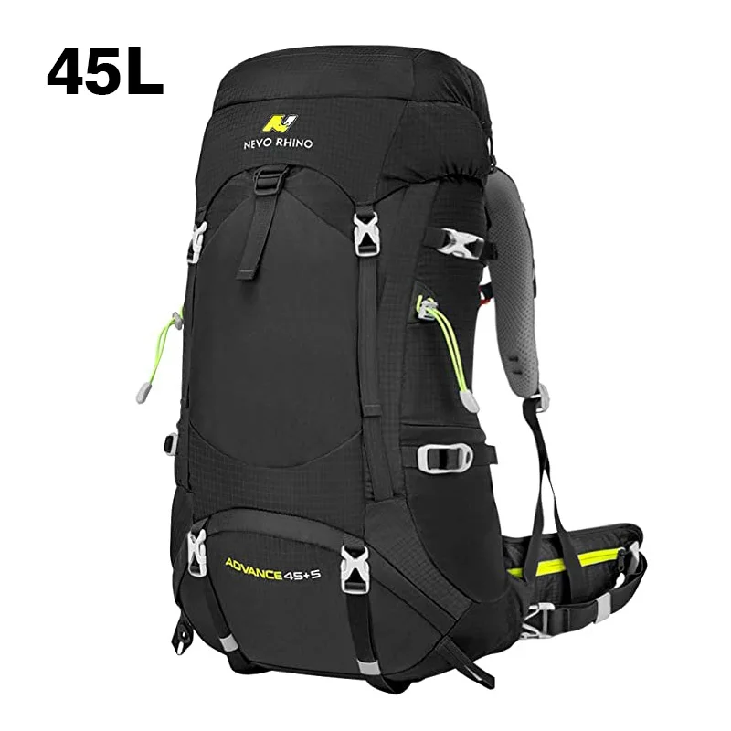 Водонепроницаемый походный рюкзак с чехлом от дождя 45 л | Спорт и развлечения