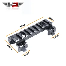 

Airsoft Mp5 Base Tactical Rail Accessories 20mm Picatinny Rail Hunting Weapon Sight Hunting Additional Rail Aluminum Alloy Parts