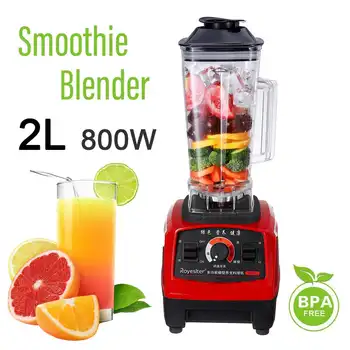 

2L 800W Heavy Duty Commercial Grade Blender Mixer Juicer High Power Food Processor Ice Smoothie Bar Fruit Blender