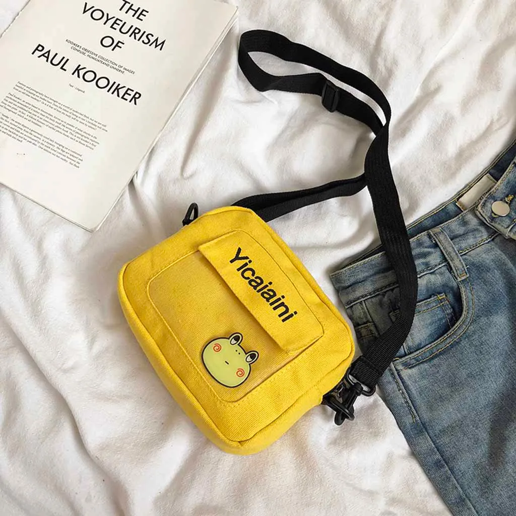 Women Handbag New Canvas Bag Student Shoulder Small Messenger Shoulder Bag Phone Wallet Bandolera Bolsa Feminina#25