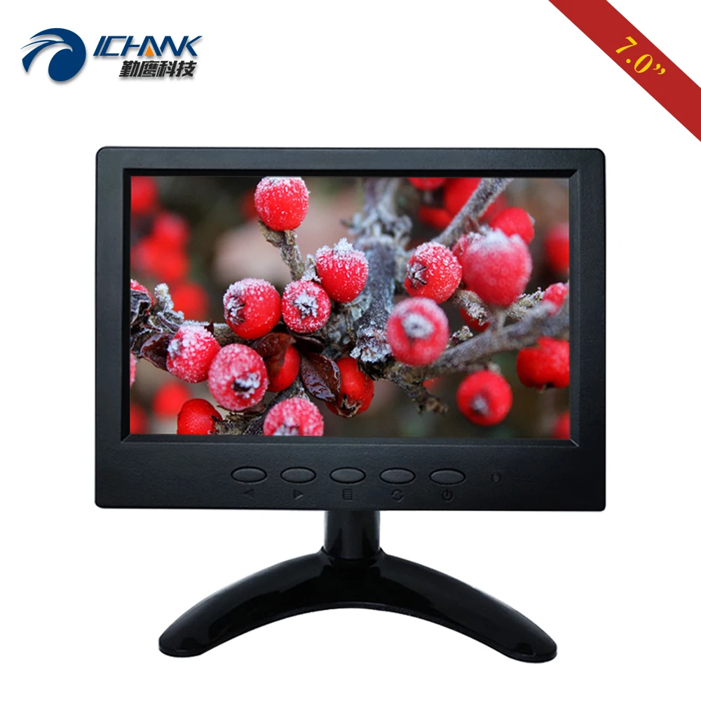 B070JN ABHUV/7 дюймов 1024x600 720p IPS широкоформатный встроенный динамик HDMI монитор