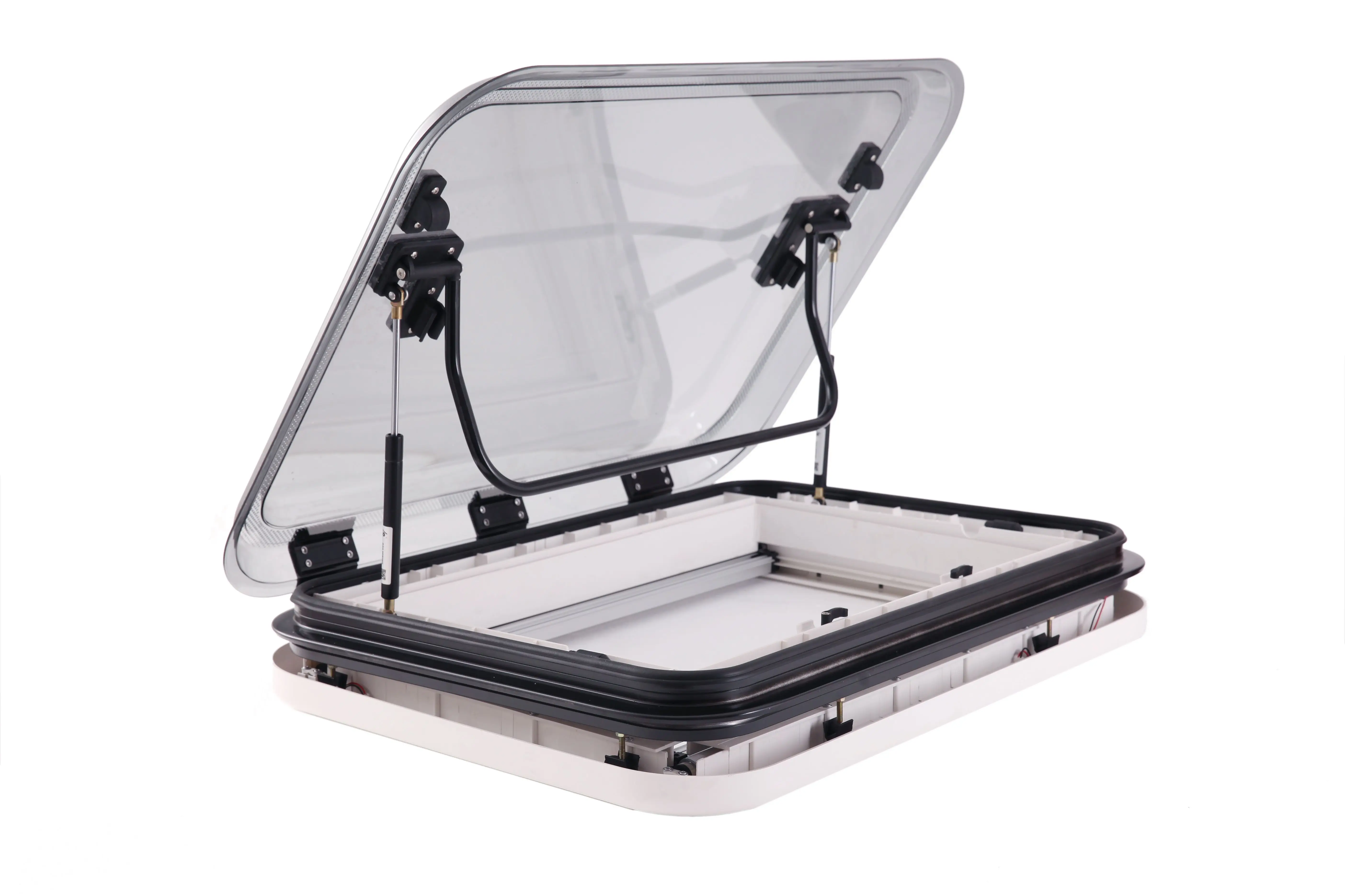 

27.6 x19.7” RV Caravan Motorhome LED Skylight Roof Window Hatch With Anti-Insect Net and Sunshade