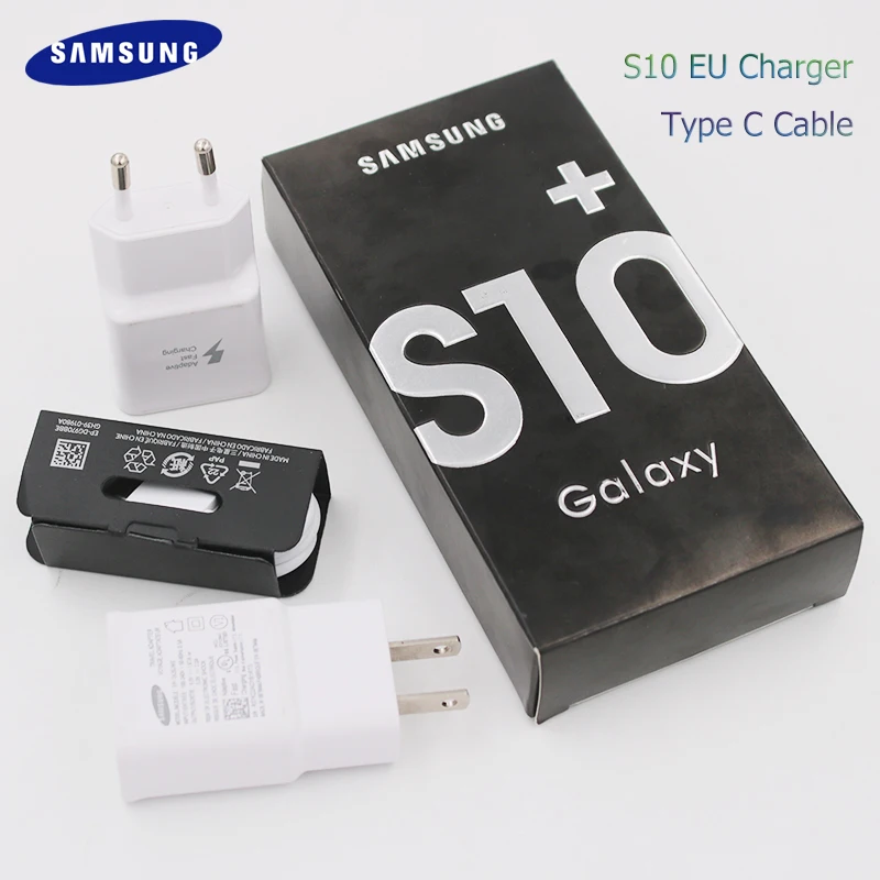 Оригинальное Адаптивное быстрое зарядное устройство Samsung S10 Type C кабель для GALAXY S11