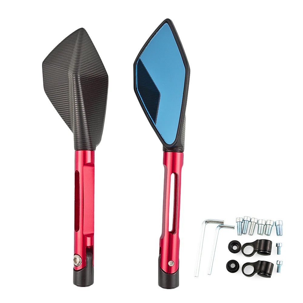 Motorcycle Rear View Mirror Universal 8mm 10mm for Kawasaki z750 z900 z800 er6n z1000 Ninja 300 250 650