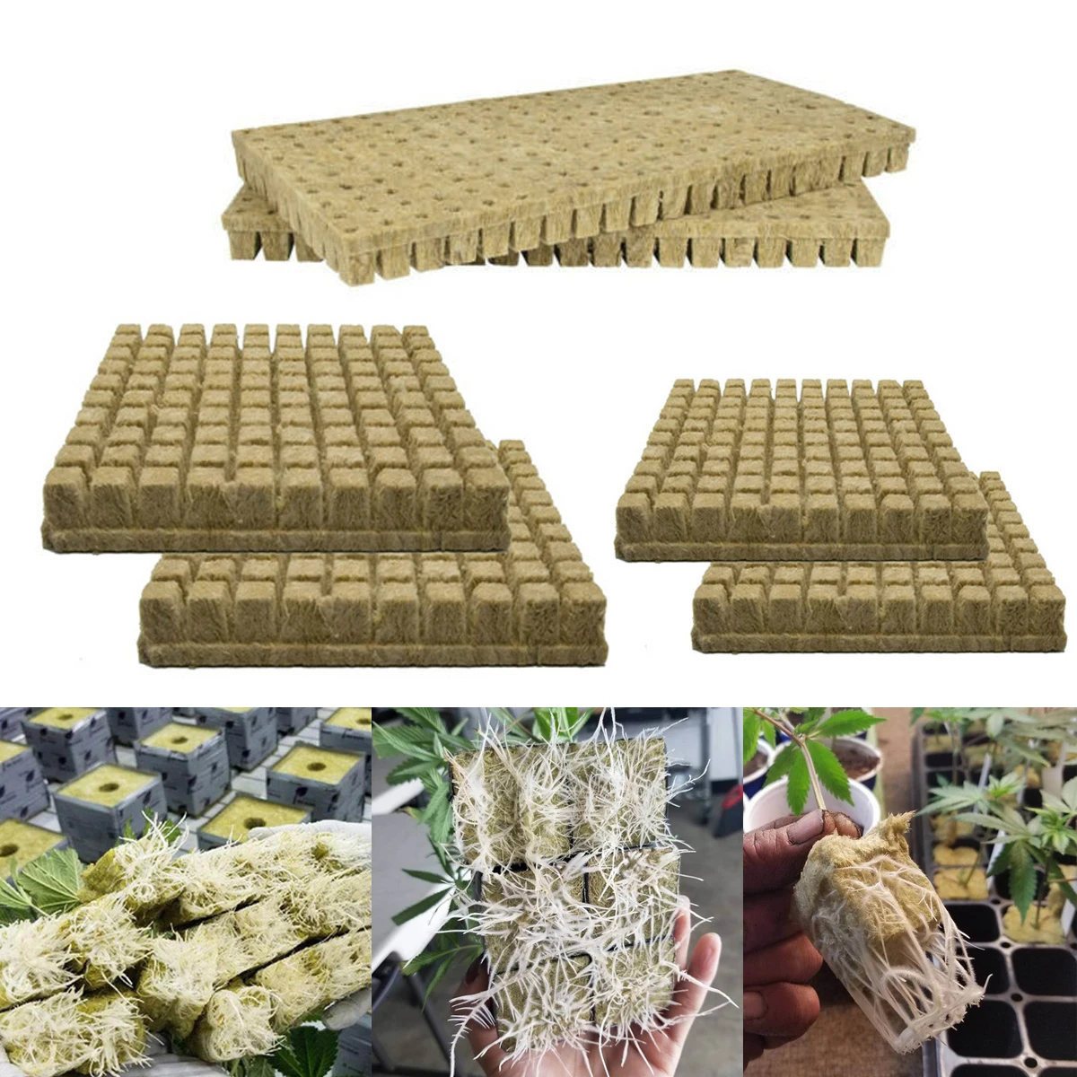 Дропшиппинг 100 кубиков Grow Plug одна упаковка Grodan 1 стартер пробки семян Rockwool гидропоники