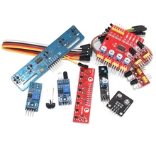 Módulo de sensor de desvio de obstáculo de rastreamento infravermelho robô de carro inteligente 3-wire reflexivo fotoelétrico 4way 5way para arduino