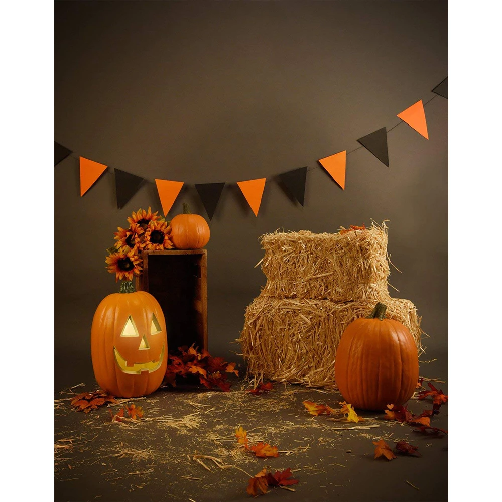 Photography Backdrops Pumpkin Halloween Farm Baby Shower Kids Newborn Portrait Background Photo Studio Shooting Background Aliexpress