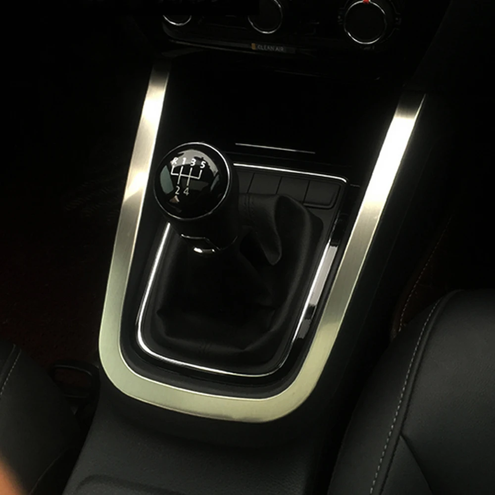 Car Stainless Steel Gear Panel Decoration Sticker Cover Trim Auto