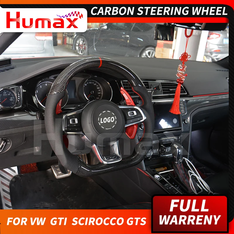 Для GT I Scirocco GTS углеродное волокно рулевое колесо Универсальная замена Углеродные аксессуары рулевое колесо авто тюнинг аксессуар