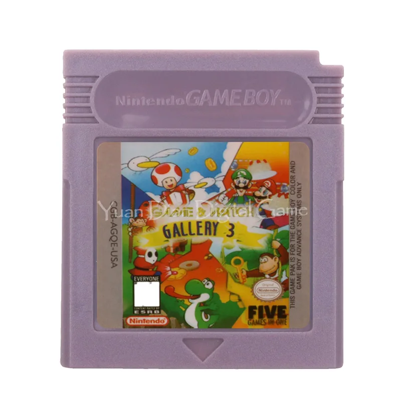 Картридж для видеоигр Nintendo GBC Игровая приставка с карточками и часами галерея 3