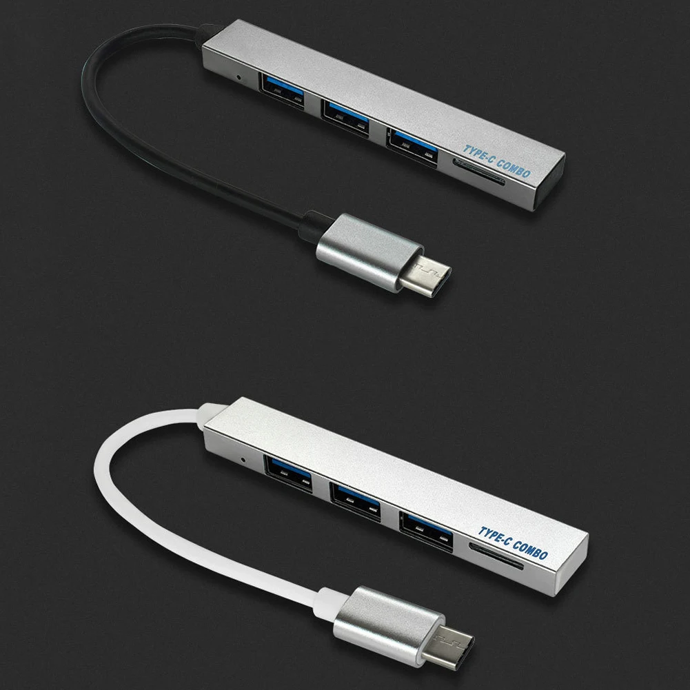 Type C HUB 4 USB-C to USB 3.0 ports 480M Splitter Converter OTG Adapter Cable for Macbook Pro iMac PC Laptop Notebook Accessory