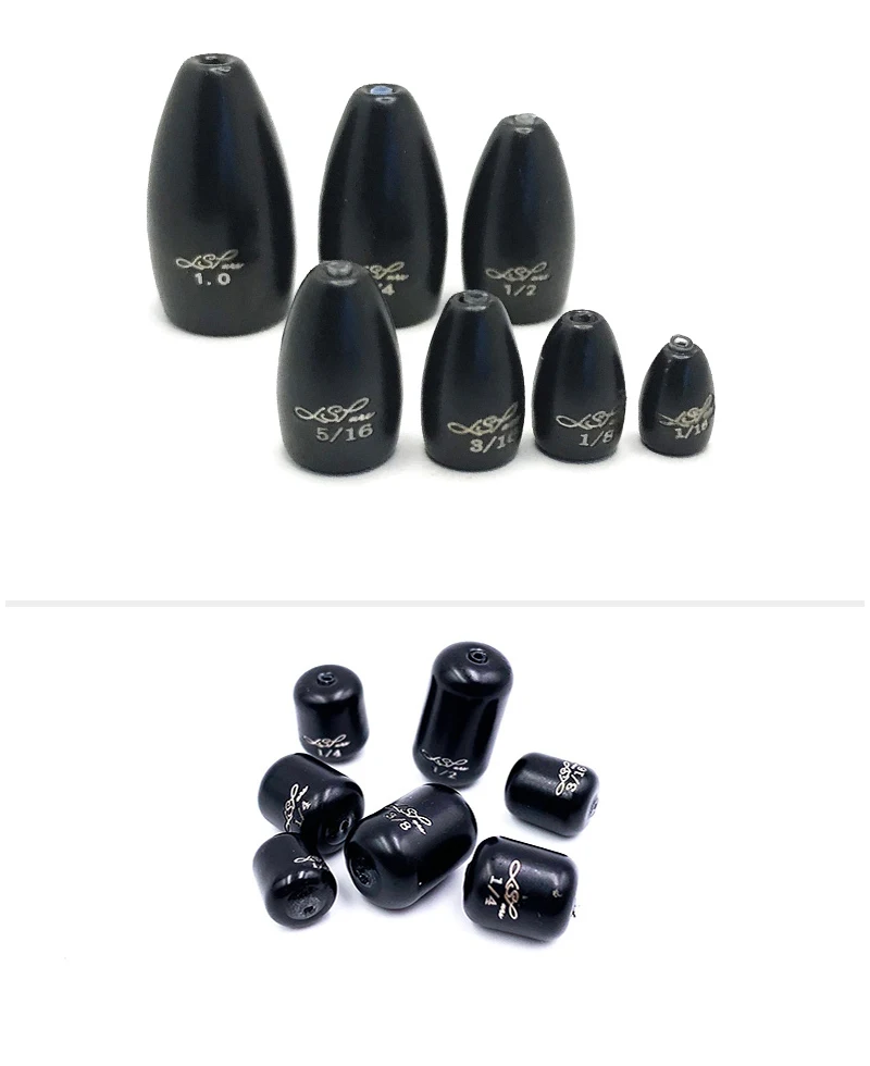 LSP Texas Rig Sinker 1/16–1 Oz Bullet Bass Angelgewicht 1,8–28 g Köderzubehör Angelwaren zum Winterangeln – Detail 4