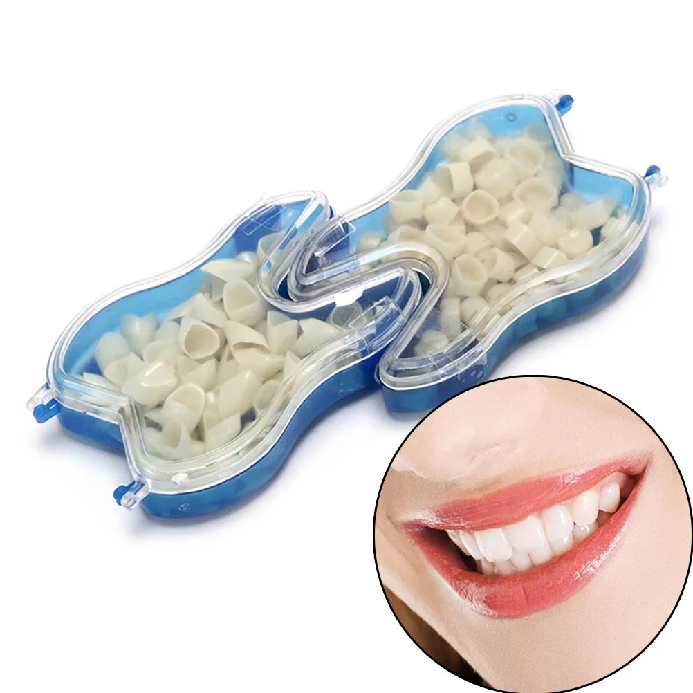 50Pcs/Box Realistic Dental Crowns Oral Teeth Whitening Anterior Molar Crown Dental Crowns Resin Porcelain Temporary Teeth crown