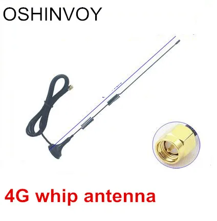4G 2700 м с высоким коэффициентом усиления 7dBi SMA штыревая антенна 4G Магнитная штыревая антенна 700MHz с sma RG 174 кабелем