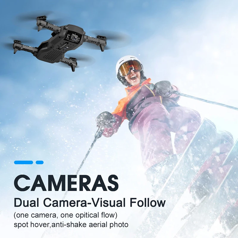 F62 WiFi FPV RC Drone Folding 4K HD 1080P Optical Flow Drone Wide-angle Real Time Aerial Helicopter Quadcopter PK xiomidrone