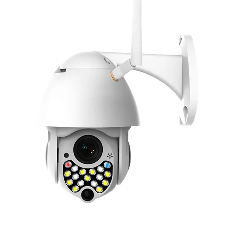 

Outdoor 1080P WIFI PTZ IP Security Camera Two-Way Speak Audio Wireless Camera Night Vision H.265 Network CCTV Surveillance Cam