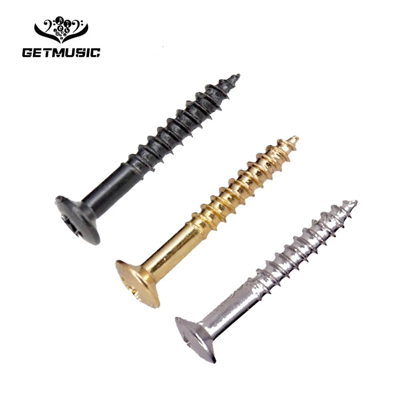 

100Pcs Electric Guitar Humbucker Pickup Ring Mounting Screws Guitar Pickup Frame Fixing screw -2.5*18MM