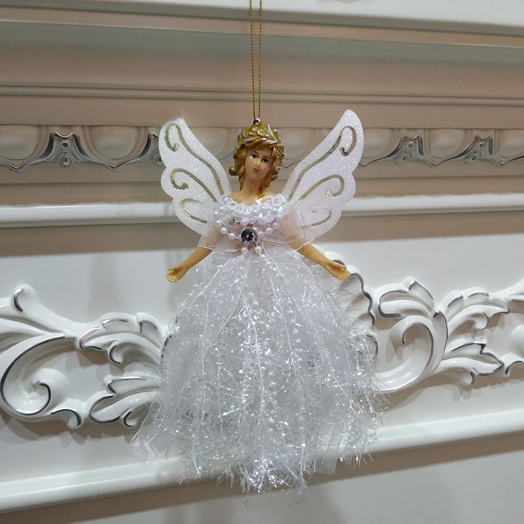Рождественское крыло Ангел Кукла висячая Рождественская елка Подвески