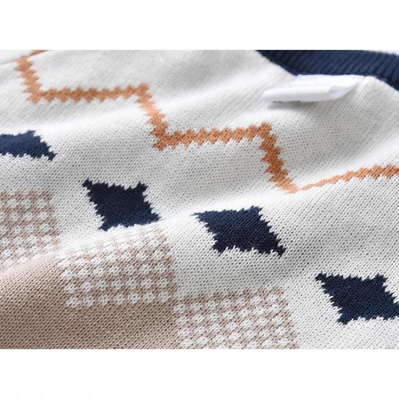 Комбинезон Bayi Laki-laki Motif Kartun Bahan Rajut untuk Musim Gugur