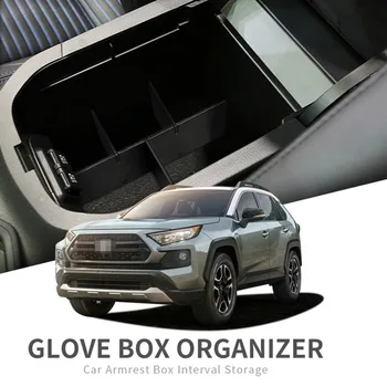 

For Toyota RAV4 2019 2020 XA50 RAV 4 Car Central Armrest Interval Storage Box Console Tidying Box Central Storage Box