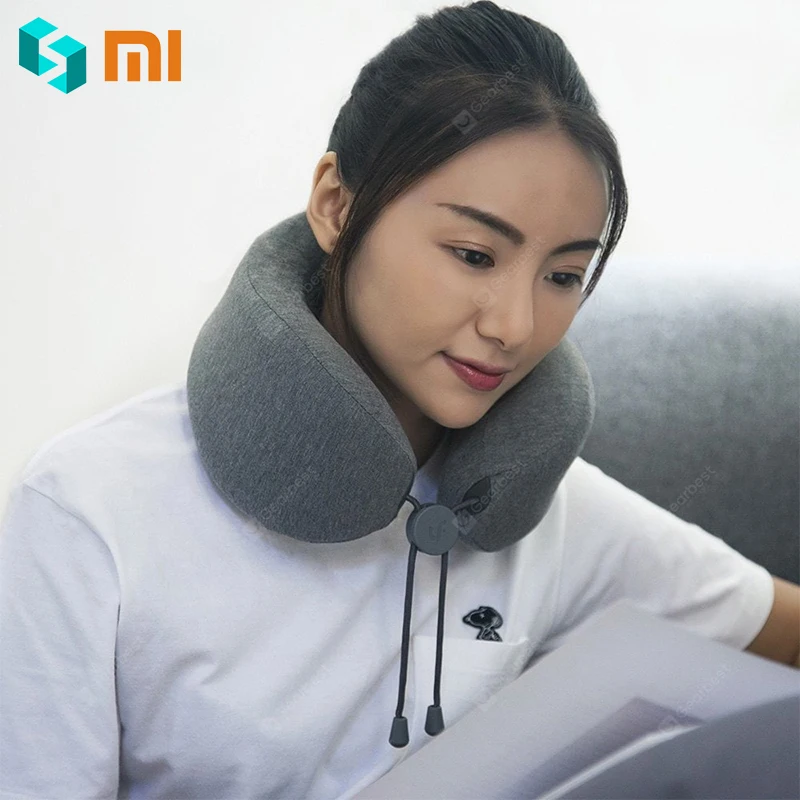 Original Xiaomi LeFan Soft Comfortable U-shaped Massage Neck Pillows Double Interior Bedsit for Office Home Travel Use | Электроника