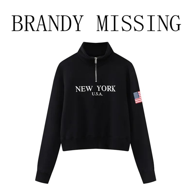 

Oversize Girls Soft Cotton Casual Hoodies 2022 Office Ladies Fleece Pullovers Loose Women Half-Zip Long Sleeve Sweatshirts