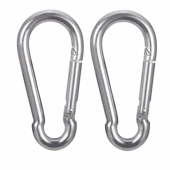 

Hammock Swing Snap Hook Buckle Screw spring Carabiner Quick Hanging Belts Hook Survival Outdoor Clasp Camping Equipment Tools @3