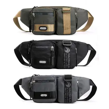 

Men Waist Fanny Pack Chest Bag Belt Pouch Travel Hip Bum Shoulder Bags Purse