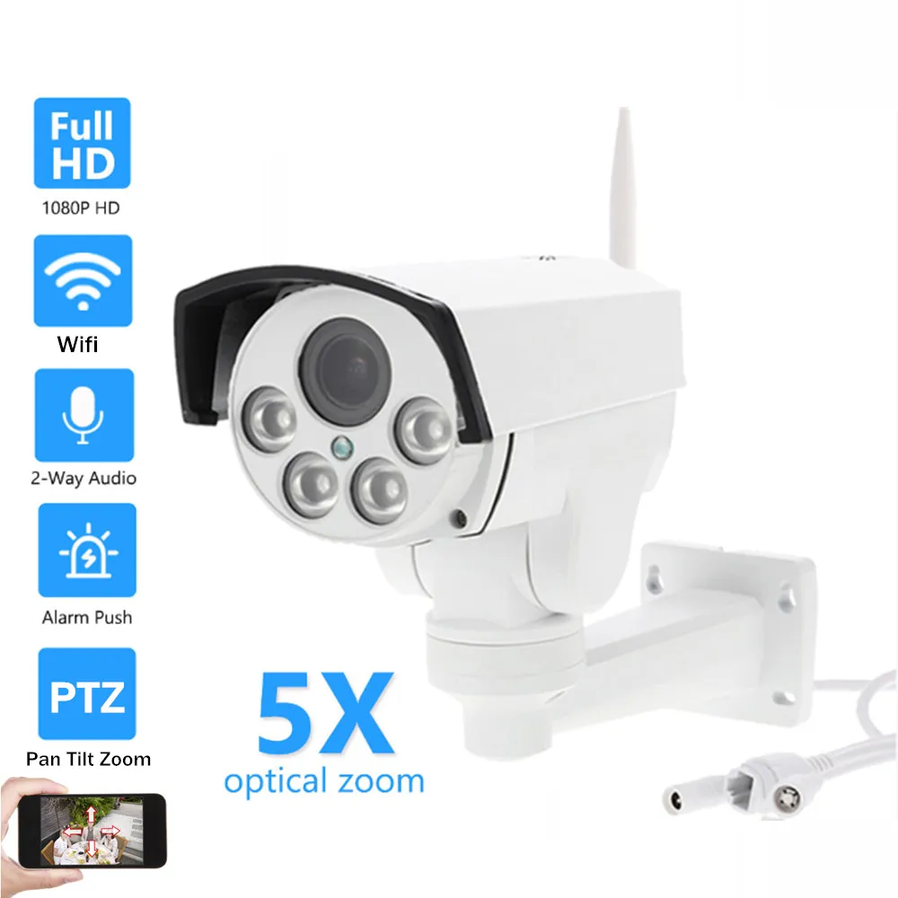 OwlCat HD 5MP камера наблюдения панорамирование/наклон WiFi ip PTZ 5x 10x оптический зум