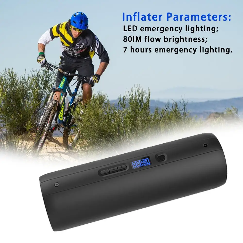 

Portable Automatic Electric Inflator Pump Multi-function Inflator Electric Hand held Pump for Cars Balls inflating Bicycles Moto
