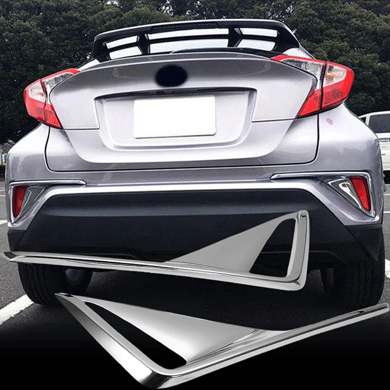 Для Toyota C-Hr Chr Автомобильный задний противотуманный светильник, накладка на заднюю лампу, рамка, 2 шт