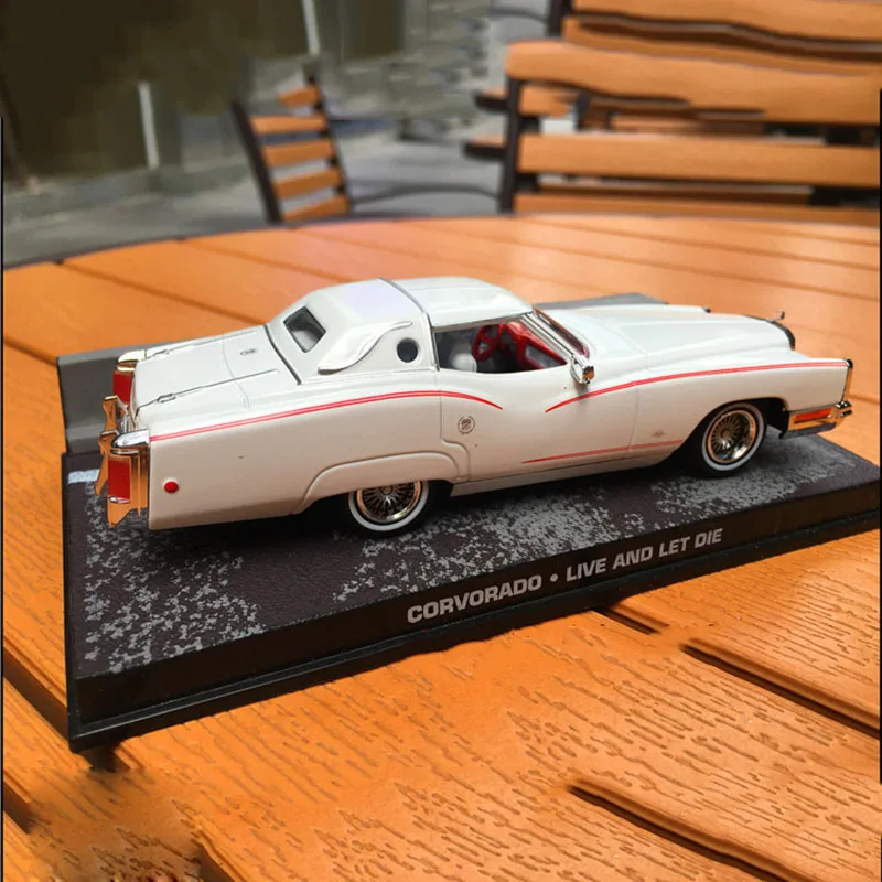 

Литой в масштабе 1/43, CORVORADO LIVE AND LET DIE Model Cars серии 007, коллекция металлических игрушечных автомобилей, статический дисплей, подарок на день рождения