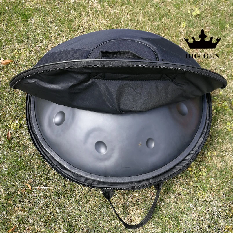

Standard 56cm diameter DC Kurd 9/10 notes HandPan D minor other tonality HANDPAN percussion street performance art drum handpan