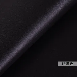 Premium 50x138cm Synthetic Napa Leatherette Fabric for DIY and Home Decor Projects (1 Black)