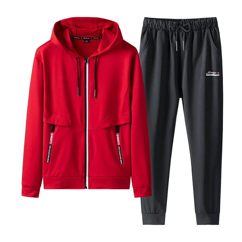 New Arrival Men's Sets Spring Autumn Hoodies Two Piece Sweatshirt+Pants Male Sportswear Suit Casual Tracksuit Plus Size 7XL 8XL New Arrival Men's Sets Spring Autumn Hoodies Two Piece Sweatshirt+Pants Male Sportswear Suit Casual Tracksuit Plus Size 7XL 8XL