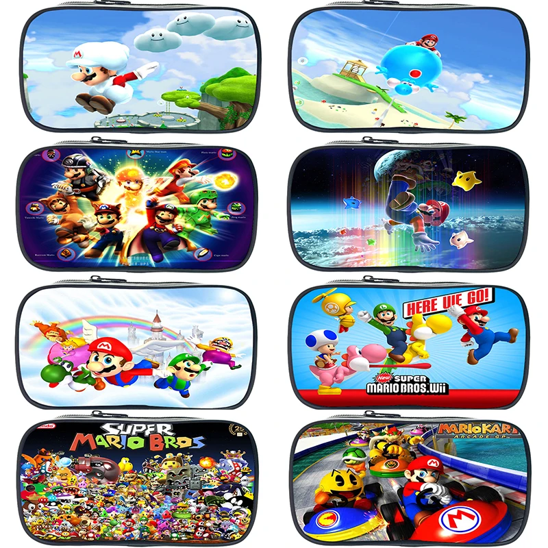 

Cute Super Mario Functional Pencil Case Fashion New High Quality Students Boys Kids Cute Stationery Bag Girls Cosmetic Cases