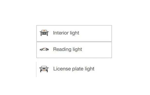 Interior led Car lights For Renault scenic mk1 mpv ja01 fa0 car accessories boot light License Plate Light 6pc - Испускаемый цвет: scenic mk1 mpv ja01