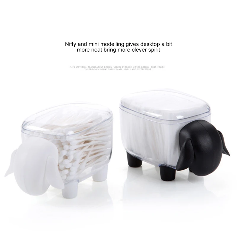 Clear Acrylic Makeup Organizer Cotton Swabs For Lipstick Brush Storage Shelf Cosmetic Holder Jewelry Makeup Storage Box