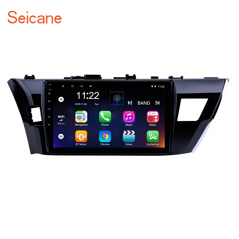 Seicane 2Din 10 1 &quotавтомобиль gps Navi HD 4-х ядерный Android 9 0 AutoStereo для Защитные чехлы сидений