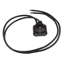 Мотоциклетный 7/8 ''головной светильник на руль, точечный светильник, двойной водонепроницаемый переключатель включения-выключения