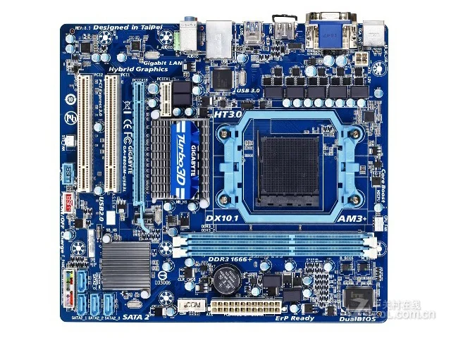 Разъем AM3+ для AMD 880G Gigabyte GA-880GM-USB3L материнская плата DDR3 8 Гб 880GM-USB3L 880GM USB3L настольная системная плата Micro ATX б/у
