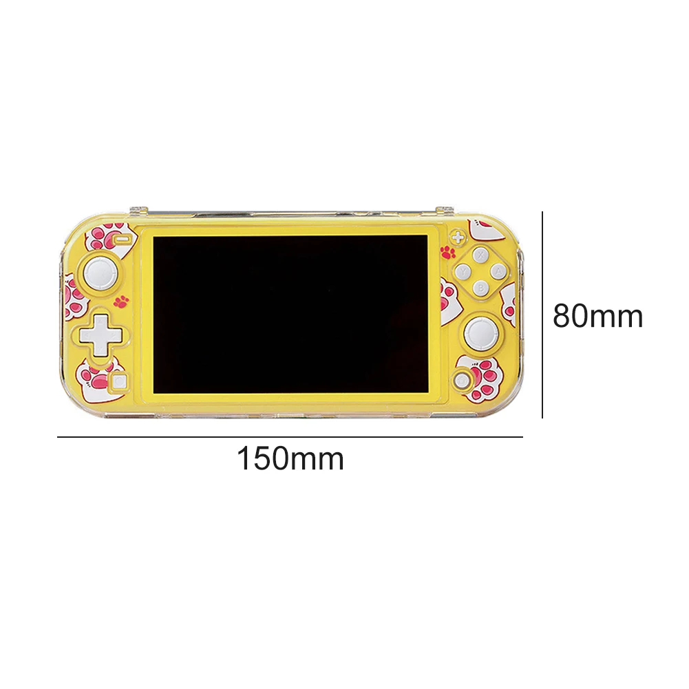 Transparent Crystal Protective Full Cover Retro Console Color LCD Screen Game for NS Switch Lite Game Console Shell 