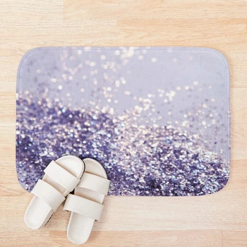 

Lilac Mermaid Magic Glitter #1 (Faux Glitter) #shiny #decor #art Bath Mat